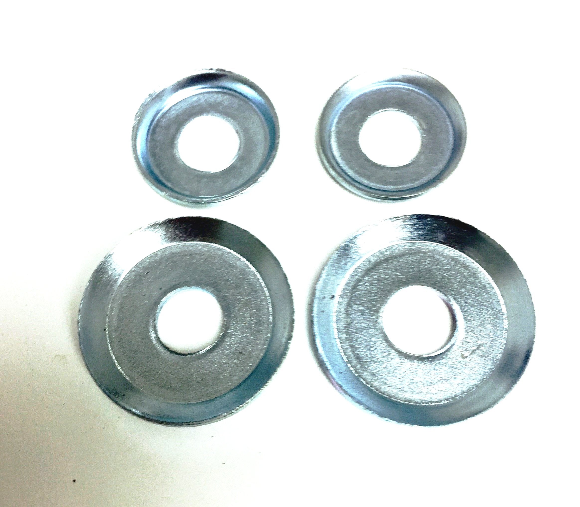 Cup Washers Silver Set of 4
