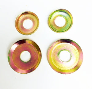 Cup Washers Gold set of 4